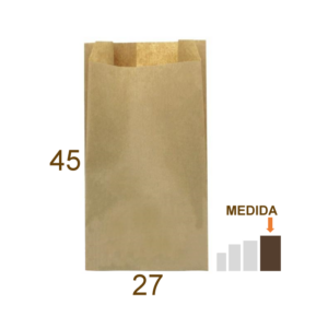 Saco de papel Kraft 45x27 cm